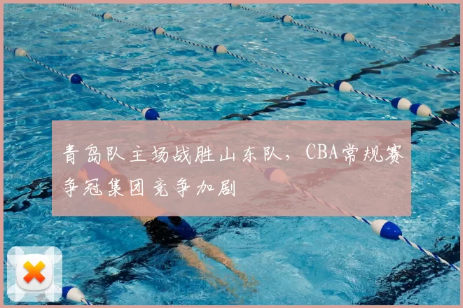 青岛队主场战胜山东队，CBA常规赛争冠集团竞争加剧