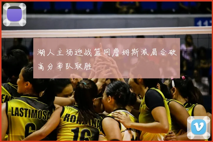 湖人主场迎战篮网詹姆斯浓眉合砍高分率队取胜