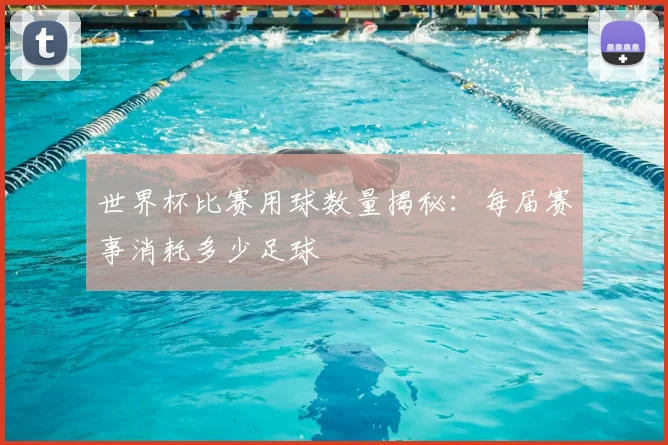 世界杯比赛用球数量揭秘：每届赛事消耗多少足球